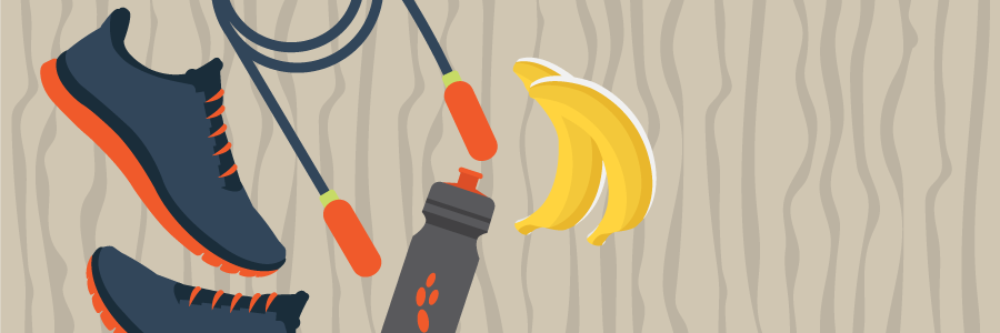 Web banner for health and wellness
