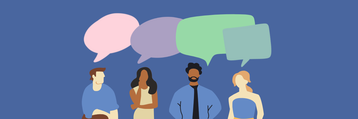 people talking