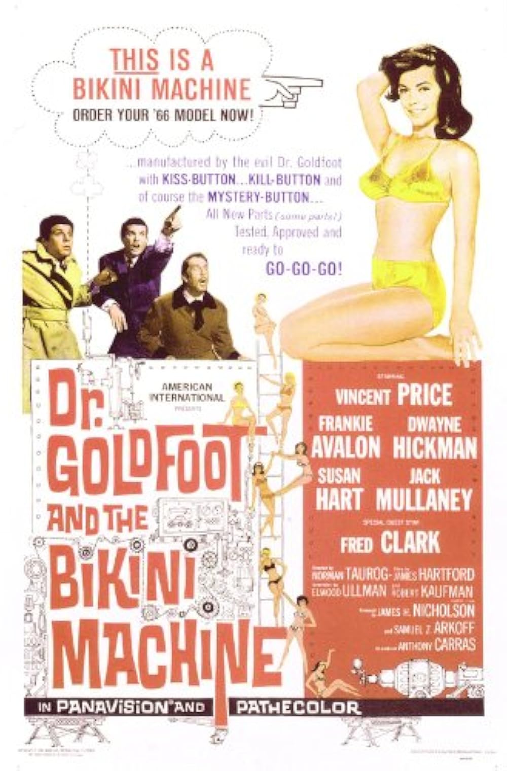 poster for Dr. Goldfoot and the Bikini Machine