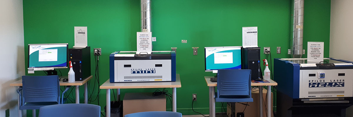 OPL’s Laser Cutters in the studio