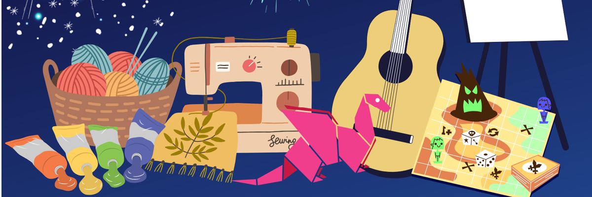 New Year, New Hobby & Skill  webcard