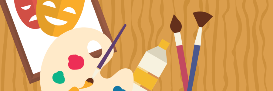 paint and paintbrushes paint and paintbrushes