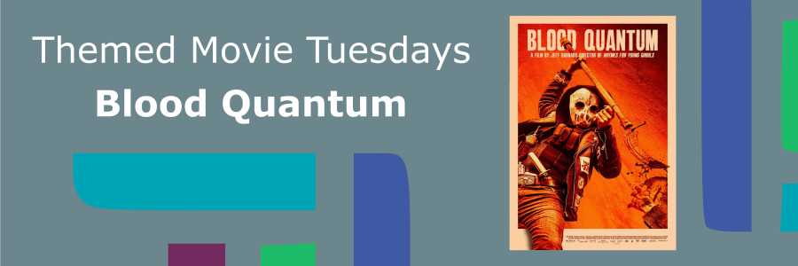 webcard with poster for Blood Quantum