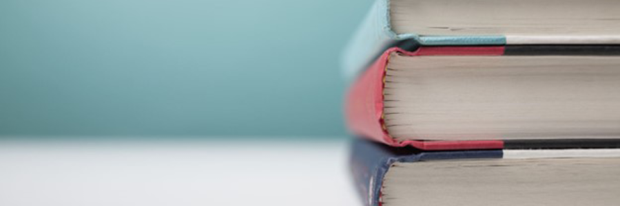 Books stacked