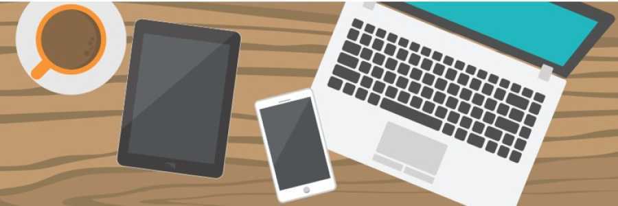 Computer and phone / Ordinateur et téléphone