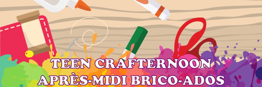 Teen Crafternoon paintsplat | Après-midi brico-ados peinture