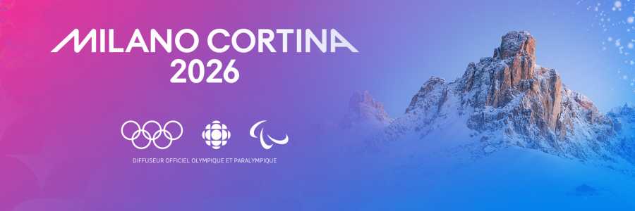 Milano Cortina 2026. Diffuseur officiel olympique et paralympique. Logos Olympique, Radio-Canada