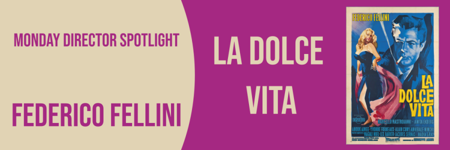 webcard with poster for La Dolce Vita