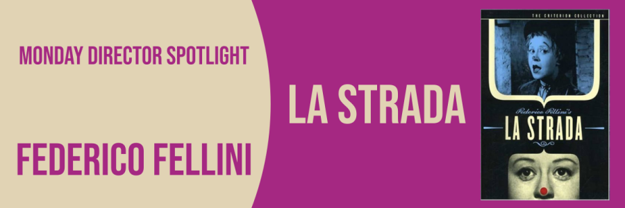 webcard with poster for La Strada