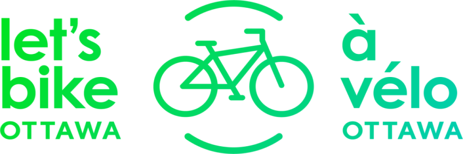 Let's Bike Ottawa logo / Logo À vélo Ottawa Let's Bike Ottawa logo with bicycle / Logo À vélo Ottawa avec bicyclette