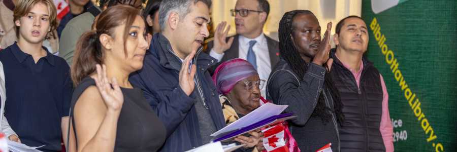 Newcomers, Canada Flag