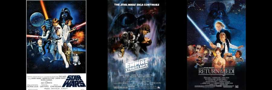 webcard for all Original Trilogy films