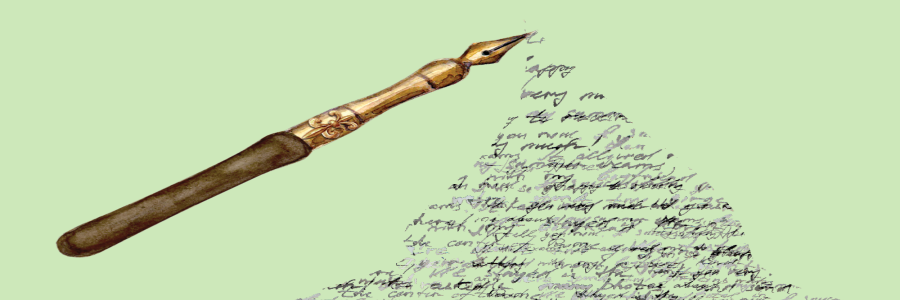 Writing session Blank piece of paper and a pen