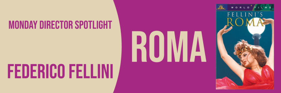 webcard with poster for Roma