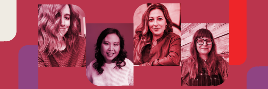 Image of Ruby Barrett, Roselle Lim, K.A. Tucker, and Jennifer Whiteford