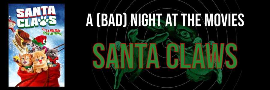 webcard with poster for Santa Claws