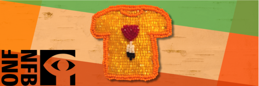 NDTR: NFB Film Loop Orange Shirt Day image with the NFB Logo