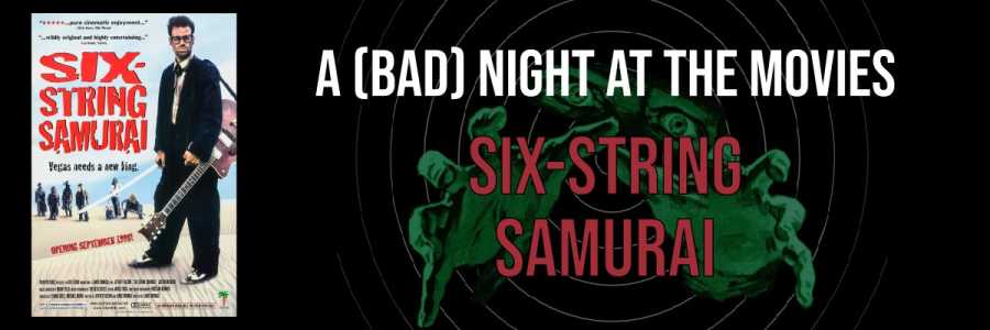 webcard with poster for Six-String Samurai