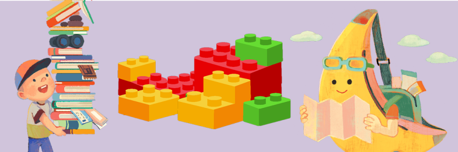 Kids playing with Lego blocks