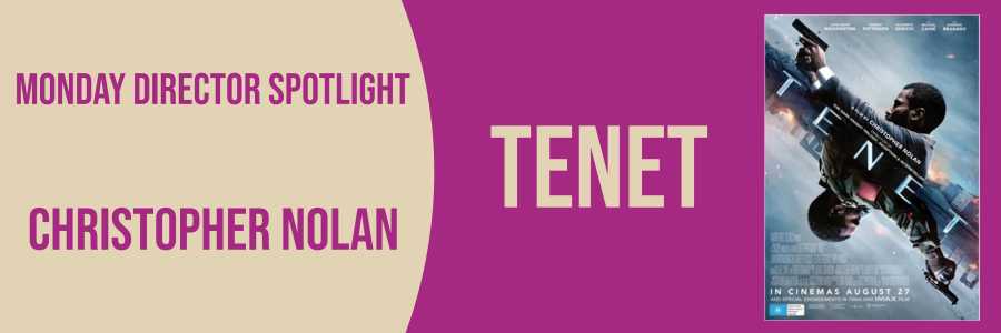 webcard with poster for Tenet