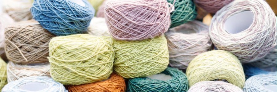 yarn! many balls of colourful yarn