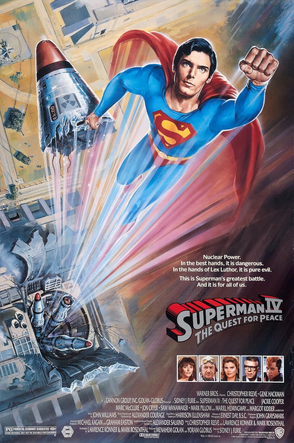 poster for Superman IV: The Quest for Peace